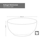 Serie Kattegat 6er Set Steingut-Geschirr schwarz - verschiede Teile auswählbar_Bild_10_Serie Kattegat