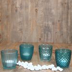 B. F. 4tlg Set Windlicht Marilu eisblau verschiedene Dekore - 2019848_Bild_2