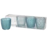 B. F. 4tlg Set Windlicht Marilu eisblau verschiedene Dekore - 2019848_Bild_3