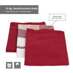 12er Set Gisela Rot Geschirrtücher_Bild_5