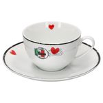4tlg Set Caffee Amore Cappuccinotasse mit Untertasse - 412857_Bild_3