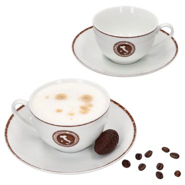 4tlg Set Authentic Italian Cappuccinotasse mit Untertasse - 412888_Bild_1