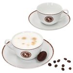 4tlg Set Authentic Italian Cappuccinotasse mit Untertasse - 412888_Bild_1