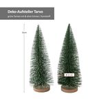 B. 2tlg. Set Deko-Aufsteller Tarvo Tanne grün + Tanne Schnee - 1015289_Bild_6