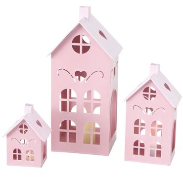 B. 3tlg. Set Laterne Kufstein rosa aus Metall -  2003807_Bild_1