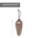 B. 3tlg Set Weihnachts-Anhänger Mikana Tannenzapfen geeist - 2012150_Bild_5