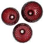 B./2 3tlg Set Windlicht Manou Pink weinrot - 7418800_Bild_4