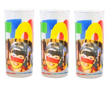 3er Set Wasserglas Face Tatoo_Bild_2