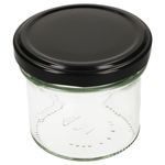 25er Set Sturzglas 125 ml Marmeladenglas Einmachglas Einweckglas To 66 schwarzer Deckel incl. Diamant-Zucker Gelierzauber Rezeptheft_Bild_4