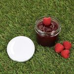 25er Set Sturzglas 125 ml Marmeladenglas Einmachglas Einweckglas To 66 weißer Deckel incl. Diamant-Zucker Gelierzauber Rezeptheft_Bild_3