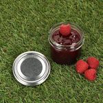 25er Set Sturzglas 125 ml Marmeladenglas Einmachglas Einweckglas To 66 silberner Deckel incl. Diamant-Zucker Gelierzauber Rezeptheft_Bild_3