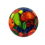 50er Set Sturzglas 125 ml Marmeladenglas Einmachglas Einweckglas To 66 Obst Dekor Deckel incl. Diamant-Zucker Gelierzauber Rezeptheft_Bild_2