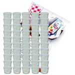 50er Set Sturzglas 230 ml Marmeladenglas Einmachglas Einweckglas To 82 weißer Deckel incl. Diamant-Zucker Gelierzauber Rezeptheft_Bild_3