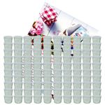 100er Set Sturzglas 230 ml Marmeladenglas Einmachglas Einweckglas To 82 weißer Deckel incl. Diamant-Zucker Gelierzauber Rezeptheft_Bild_3