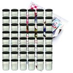 48er Set Sturzglas 435 ml Marmeladenglas Einmachglas Einweckglas To 82 schwarzer Deckel incl. Diamant-Zucker Gelierzauber Rezeptheft_Bild_1