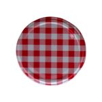 20er Set Deckel To 66 rot kariert passend für 125ml Gläser incl. Diamant-Zucker Gelierzauber Rezeptheft_Bild_1