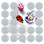 20er Set Deckel To 66 weiß passend für 125ml Gläser incl. Diamant-Zucker Gelierzauber Rezeptheft_Bild_2
