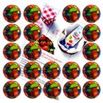 20er Set Deckel To 66 Obst Dekor passend für 125ml Gläser incl. Diamant-Zucker Gelierzauber Rezeptheft_Bild_2