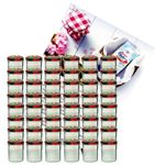 48er Set Sturzglas 350 ml Marmeladenglas Einmachglas Einweckglas To 82 Obst Deckel incl. Diamant-Zucker Gelierzauber Rezeptheft_Bild_2