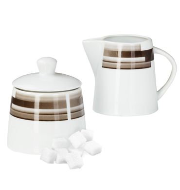 2tlg. Set Zuckerdose 28cl & Milchkännchen 23cl Nevada_Bild_1