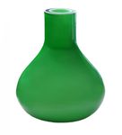 Handgearbeitete Flower Mini-Vase aus Glas - Paul Nagel - Design Grün - mundgeblasen - 8 cm