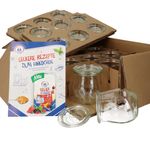 12er Set Weck Gläser 220 ml Tulpengläser mit 12 Glasdeckeln incl. Diamant-Zucker Gelierzauber Rezeptheft FÜR KÜCHENMASCHINE_Bild_2