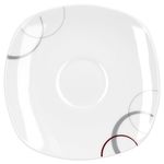 5cm Palazzo - aus weißem Porzellan mit Dekor-Kreisen in grau und dunkelrot_Bild_5