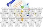 24er Set Weck Gläser 80ml Sturzgläser mit 24 Glasdeckeln inkl. Gelierzauber Rezeptheft von Diamantzucker_Bild_5