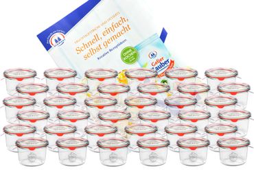 36 Einkochringen und 72 Klammern inkl. Gelierzauber Rezeptheft von Diamantzucker_Bild_7