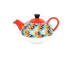 Tea for one Set im Retro Design mit Zick-Zack Dekor - Jameson & Tailor 7329 _Bild_3