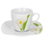 6er Set Espressotasse mit Espressountertasse Calla _Bild_3