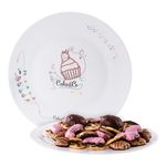 2er Set Platzteller rund Ronda Cake&Co Opal-Hartglas 33cm_Bild_1