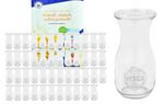 48er Set Weck Gläser 290ml Saftflasche mit 48 Glasdeckeln inkl. Gelierzauber Rezeptheft von Diamantzucker_Bild_2