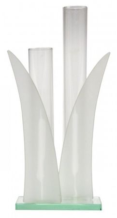 2er Set Vase "Blume" ca. 24cm