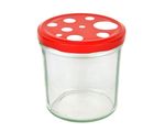15er Set Sturzglas 350 ml To 82 Fliegenpilz Deckel rot weiß gepunktet incl. Diamant Gelierzauber Rezeptheft_Bild_1