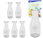 6er Set Weck Gläser 1062ml Saftflasche inkl. Gelierzauber Rezeptheft von Diamantzucker_Bild_2
