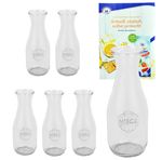 6er Set Weck Gläser 1062ml Saftflasche mit 6 Glasdeckeln inkl. Gelierzauber Rezeptheft von Diamantzucker_Bild_3