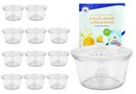 12er Set Weck Gläser 370ml Sturzgläser mit 12 Glasdeckeln inkl. Gelierzauber Rezeptheft von Diamantzucker_Bild_4