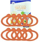 10er Set Weck Einkochring 60mm incl. Gelierzauber Rezeptheft von Diamantzucker_Bild_3