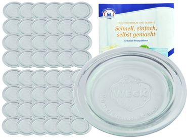 48er Set Weck Glasdeckel 100mm incl. Gelierzauber Rezeptheft von Diamantzucker_Bild_3