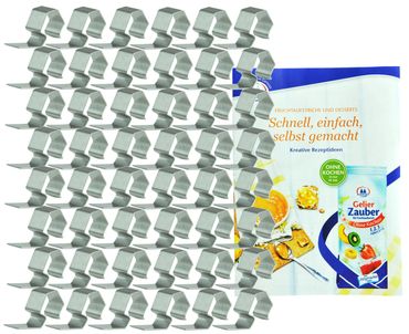 48 Weck Klammern incl. Gelierzauber Rezeptheft von Diamantzucker_Bild_3