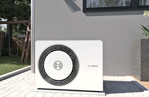 Bosch Compress Waermepumpe Einfamilienhaus