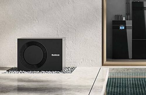Buderus WLW176i Waermepumpe Einfamilienhaus