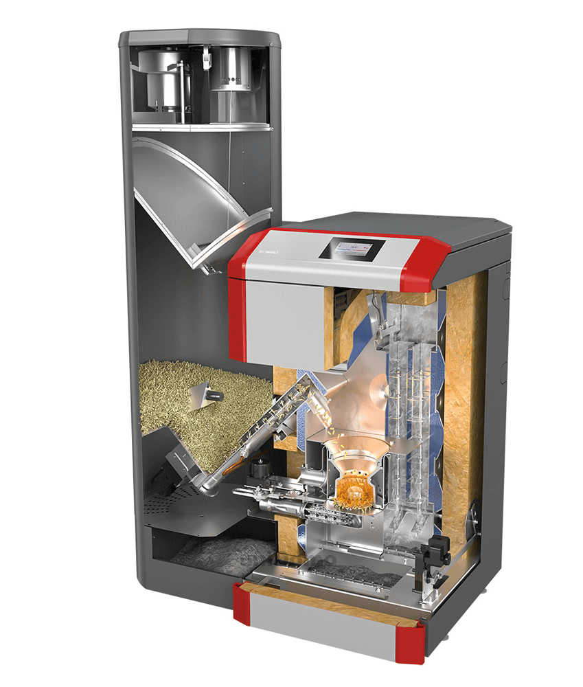 Windhager Pelletheizung Querschnitt Windhager Pelletheizung Querschnitt