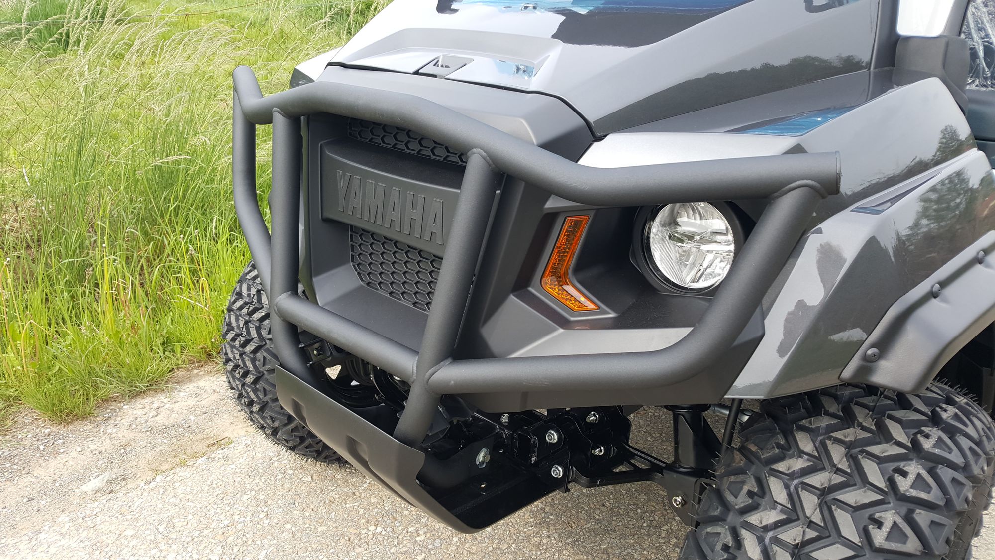 Yamaha UMX front brush guard tube with light guard LTS