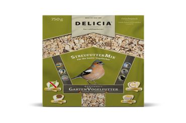 Delicia Streufuttermix 750 g Vogelfutter Gartenvögel Ganzjahresfutter