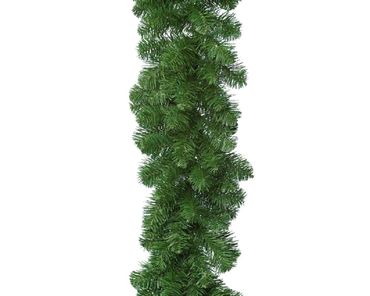 Girlande Kiefer Kiefergirlande PVC grün 270 cm Länge  Weihnachtsdeko Tischdeko