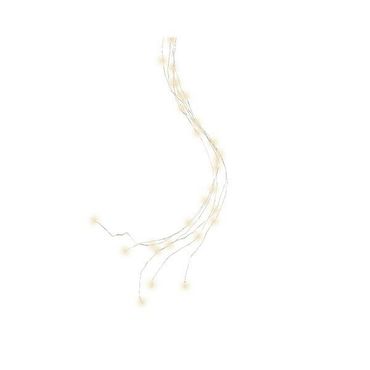 Micro LED Lichtbuendel Outdoor L.100cm 160L silber/warmes weiss