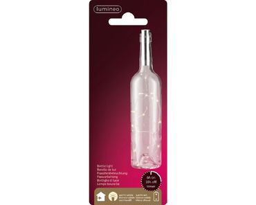 Micro LED Flaschenbeleuchtung indoor L.70cm silber/warmes weiss