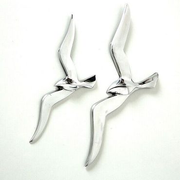 Wandobjekt Jonathan, Möwe Glanz Metallic Aluminium Länge 36 cm - Stückpreis